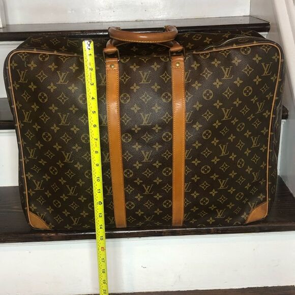 LOUIS VUITTON Sirius 55 Travel Bag LV Monogram Suitcase Overnight Bag Authentic - Picture 8 of 17